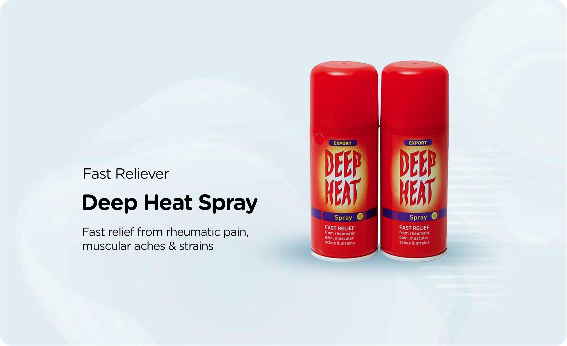 Deep Heat Spray 150ml | ShaQ Express
